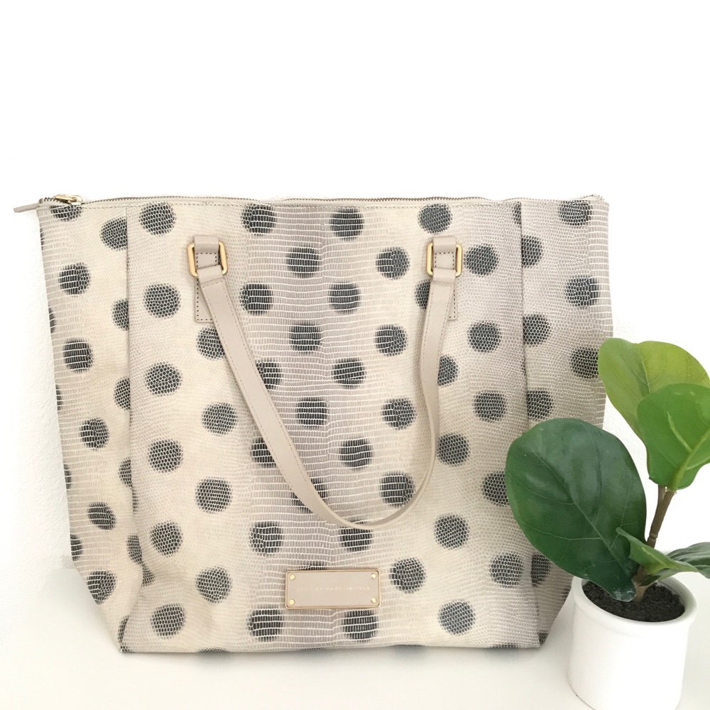 Mac Jacobs take me lizzie dots tote handbag